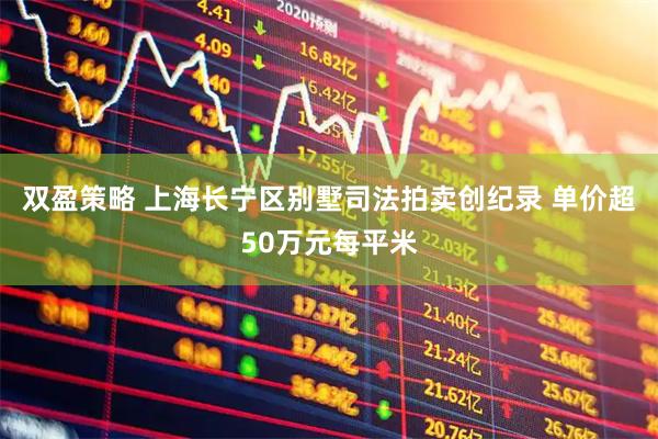 双盈策略 上海长宁区别墅司法拍卖创纪录 单价超50万元每平米